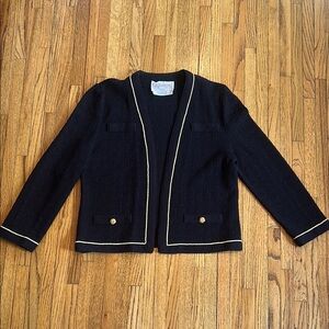 Classic Black Jacket with Gold Accents Castleberry
